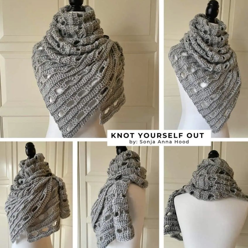 EASY DRAPEY ONE RECTANGLE COWL SCARF